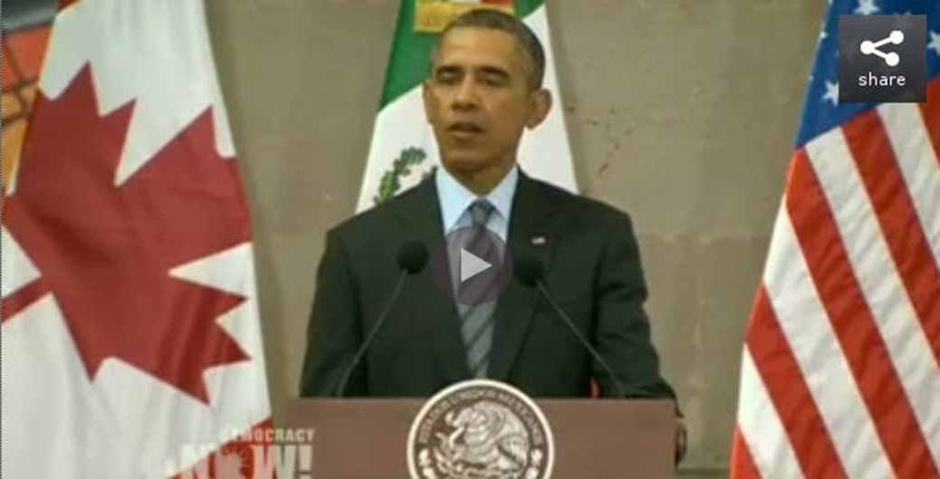 President Obama, Mexico, Feb 2014